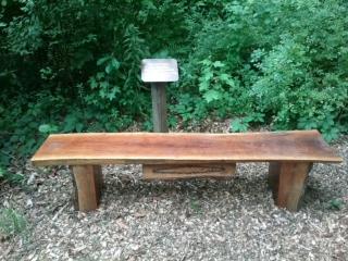New Custom Made Wood Bench