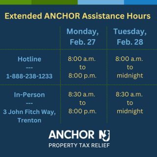 Anchor Tax Contact Sheet
