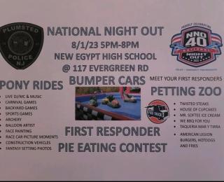 Plumsted Police NNO flyer
